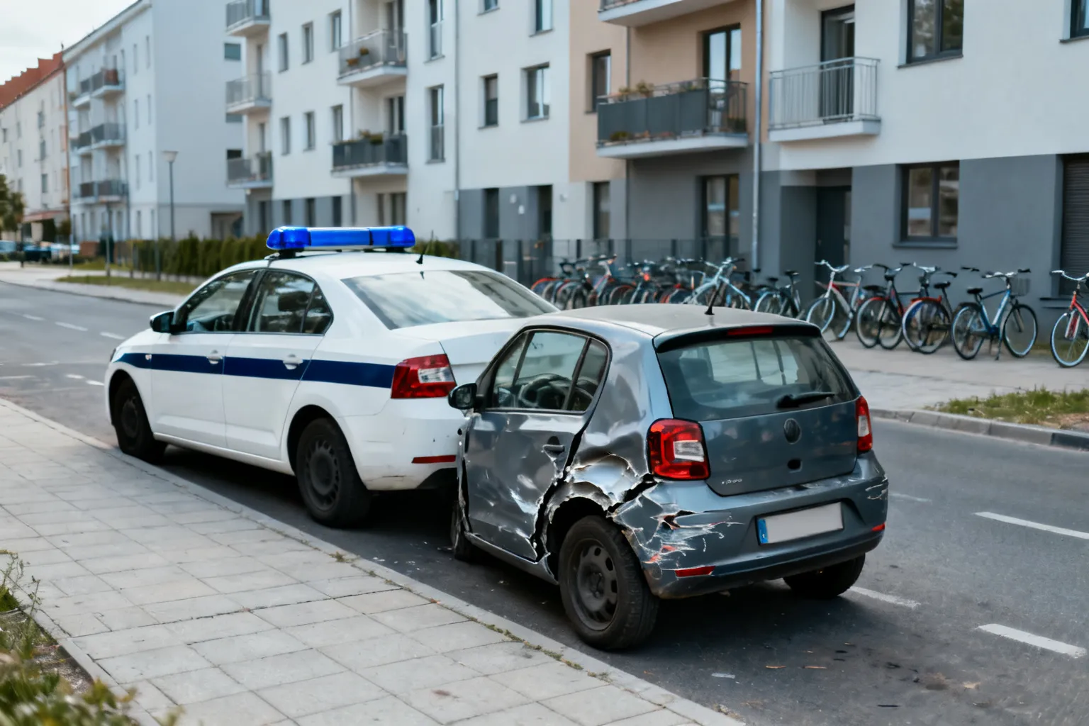 Sosnowiec: 45-latek zatrzymany po uszkodzeniu zaparkowanego Peugeota