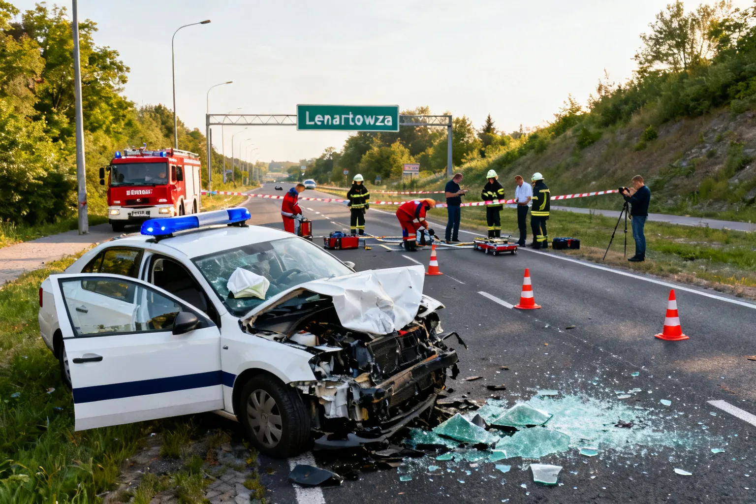 Śmiertelny wypadek na S1 przy zjeździe na Lenartowicza
