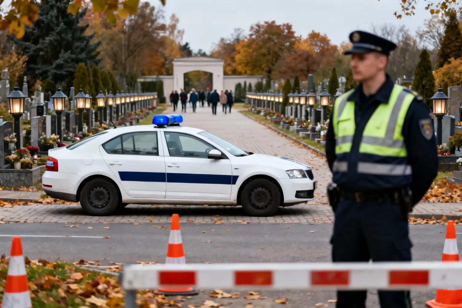 Policja w Sosnowcu zabezpieczy porządek podczas Dnia Wszystkich Świętych