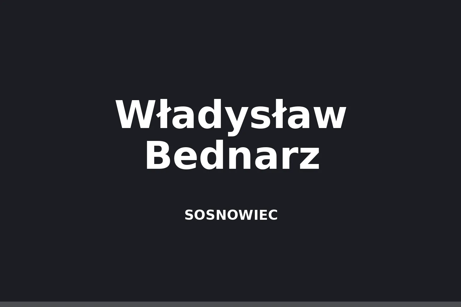Władysław Bednarz