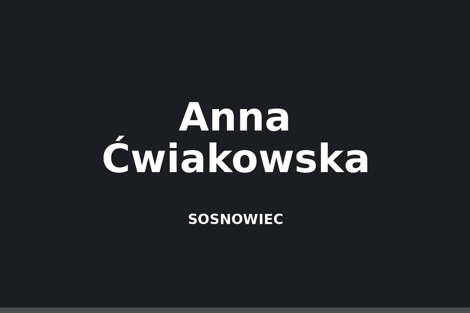 Anna Ćwiakowska
