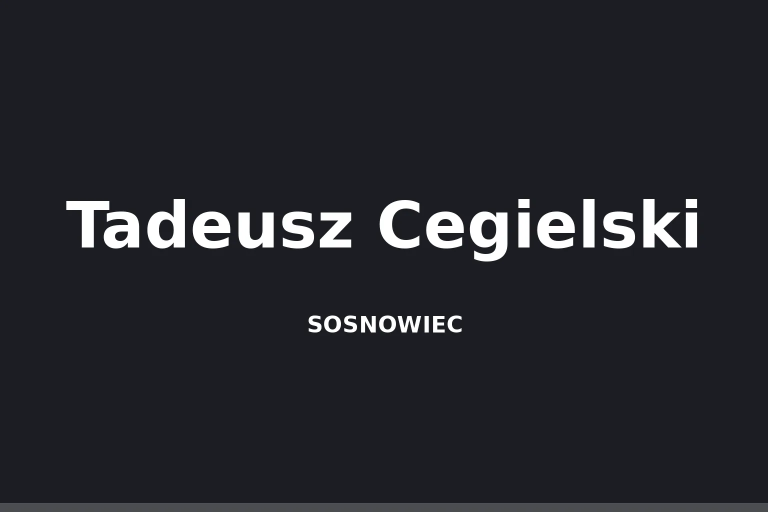 Tadeusz Cegielski (dziennikarz)