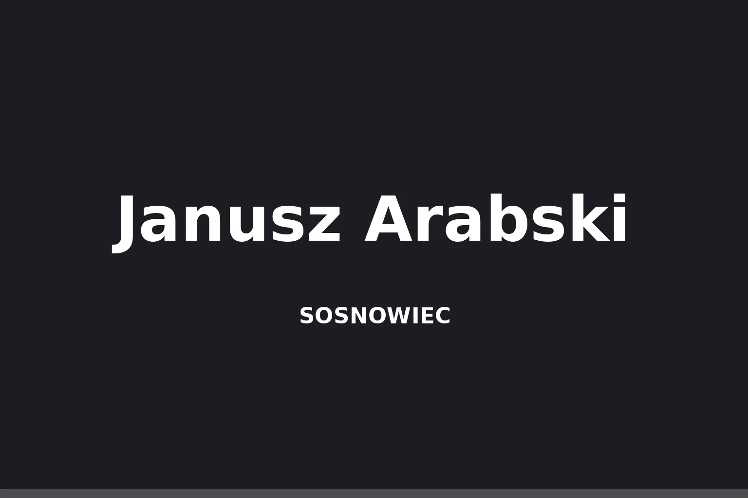 Janusz Arabski