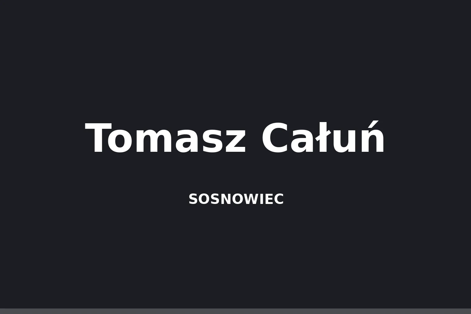Tomasz Całuń