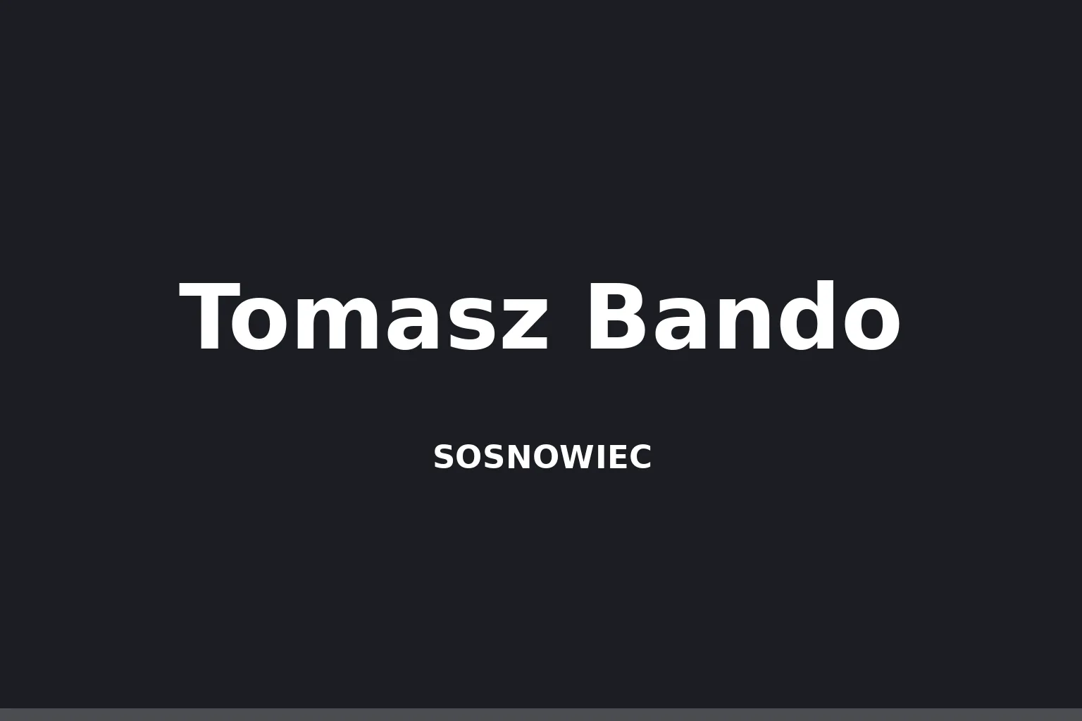 Tomasz Bando