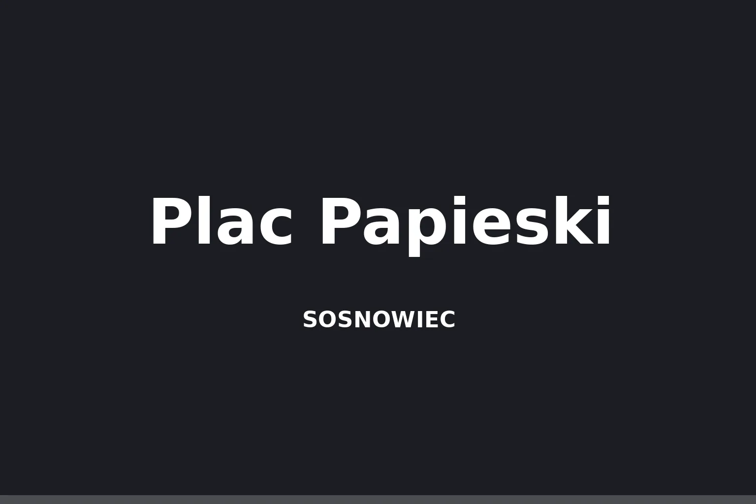 Plac Papieski