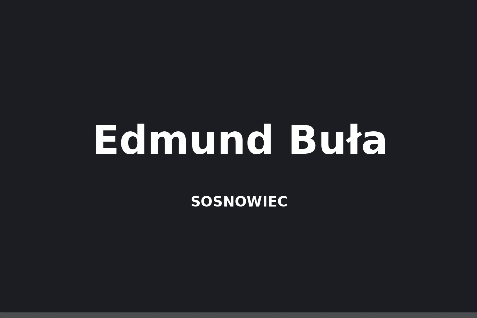 Edmund Buła