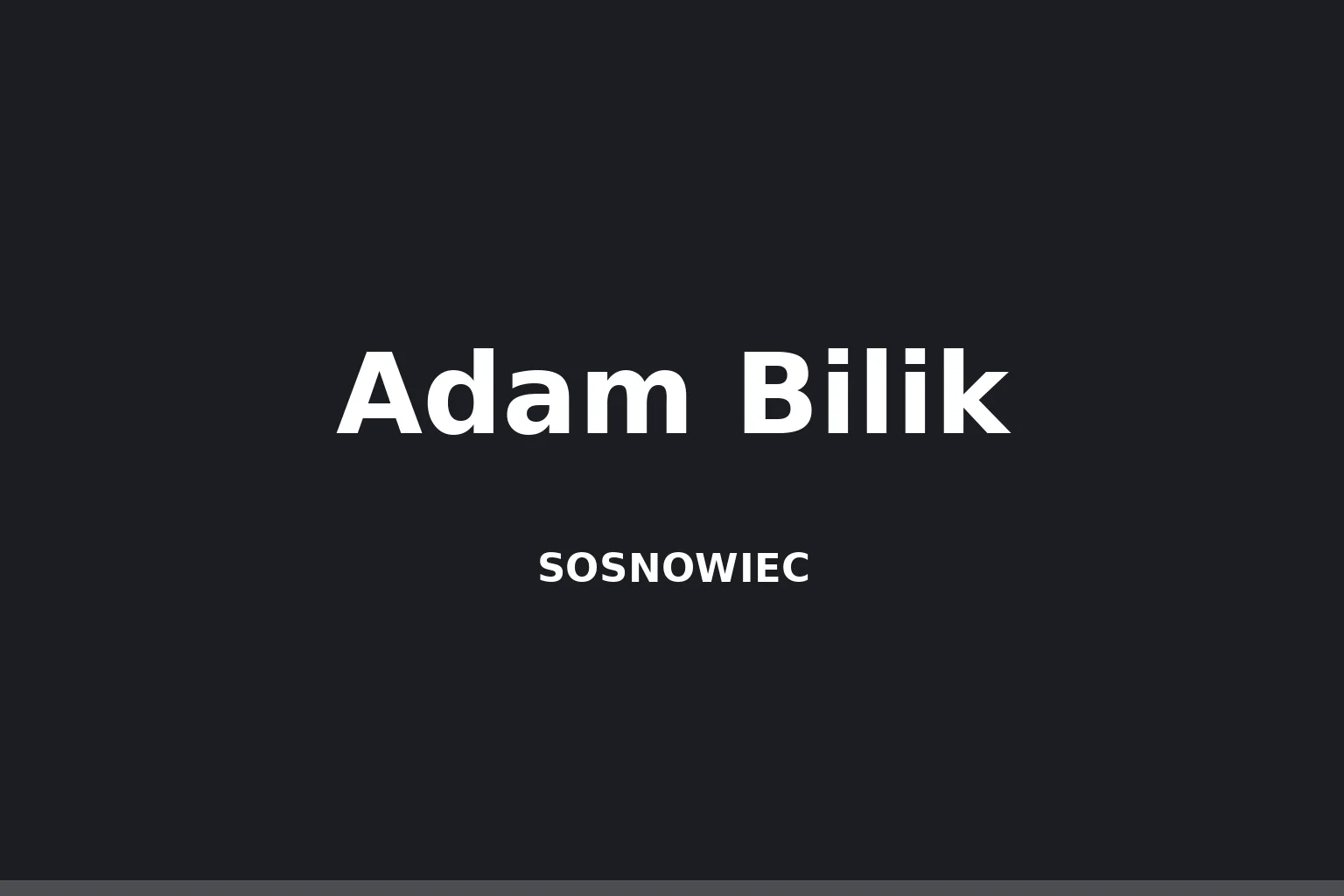 Adam Bilik